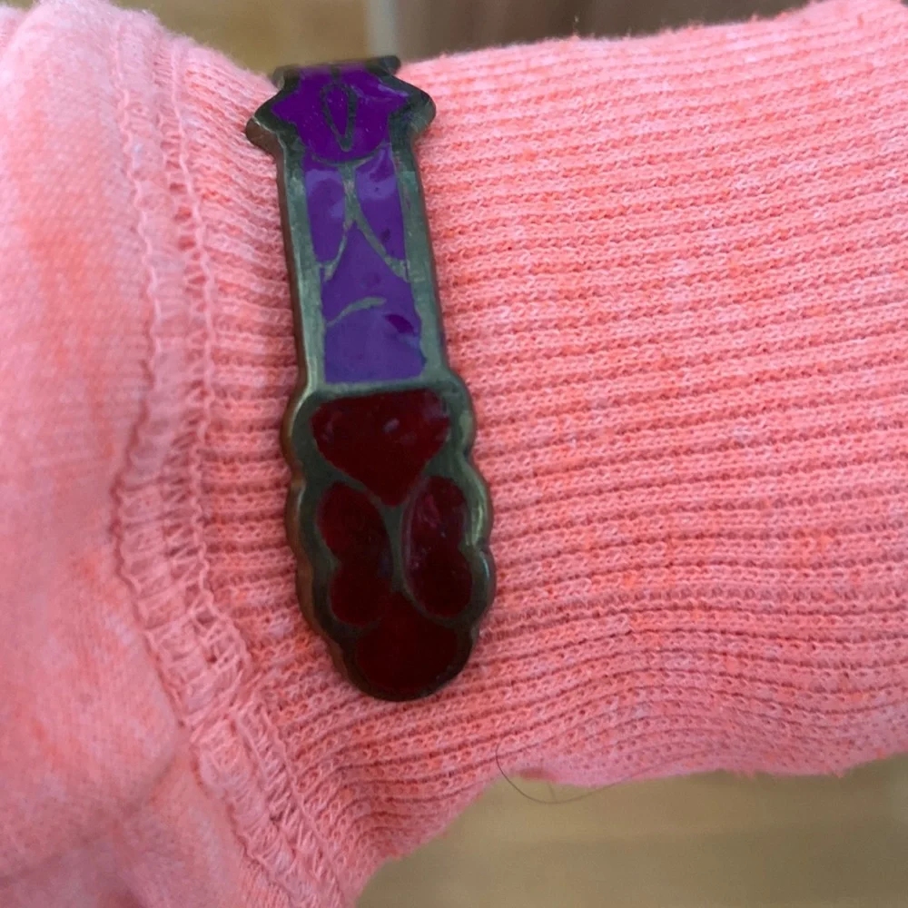 Colorful Brass Adjustable Bracelet Made in India.